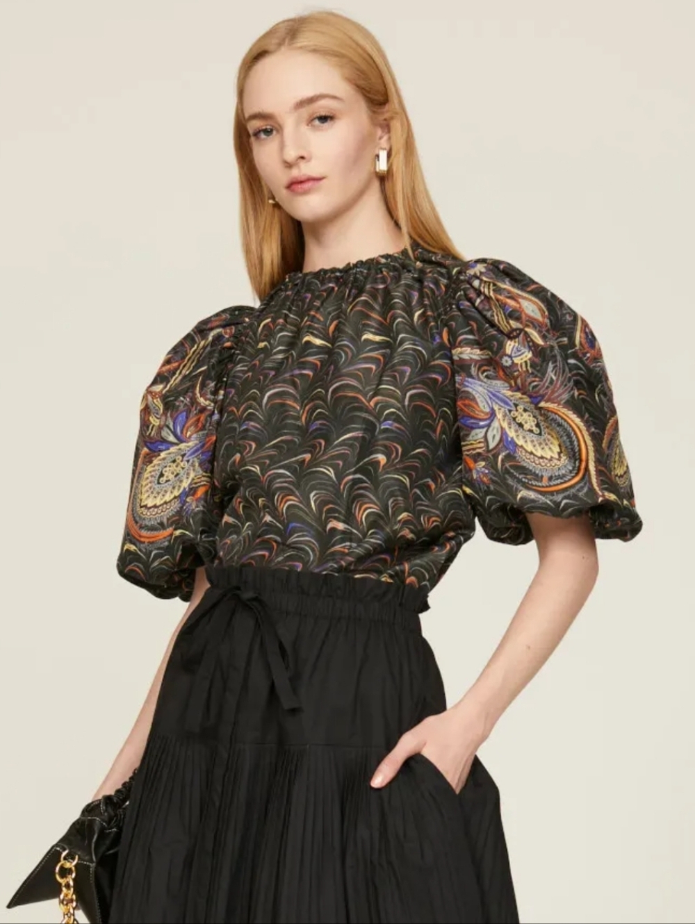 Ulla Johnson Lorena Top Obsidian Size 2